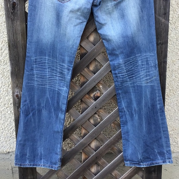 Emporio Armani jeans w/ leather & zip accents - Picture 11 of 16